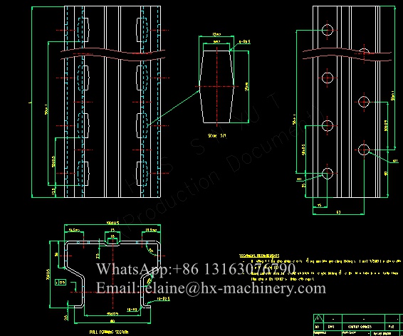 upright roll forming machine
