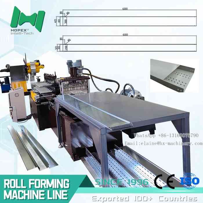 HOPEX Fully Automatic cable tray cover making machine