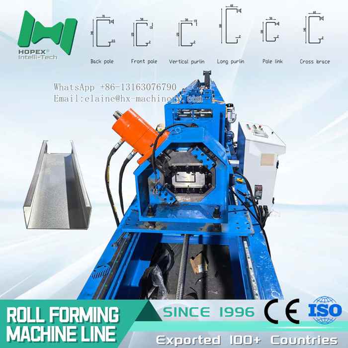 HOPEX unistrut roll forming machine